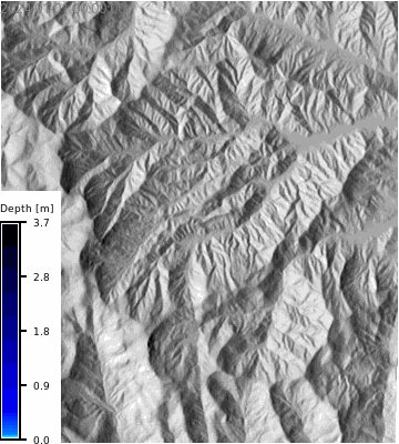 Overland Flow Simulation without Soil Data