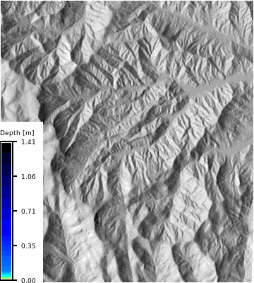 Overland Flow Simulation (100yr - 12hr storm) with Soil Data