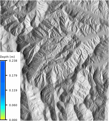Overland Flow Simulation with Soil Data